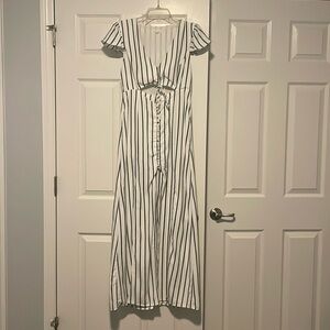 Honey Punch Black and White Maxi Dress size M